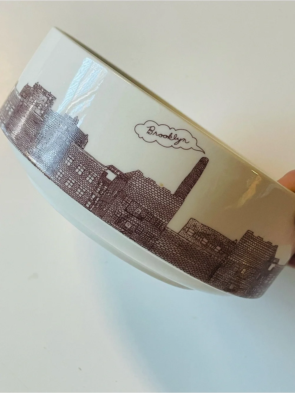 Set of Two Fishs Eddy Brooklyn Cereal Bowls, Discontinued Item